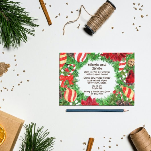 Kerst Open Huis Uitnodiging