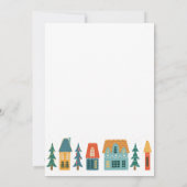 Kerst Open Huis Vakantie uitnodiging (Achterkant)