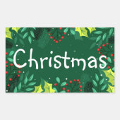 Kerst Opslag Sticker Labels (Voorkant)