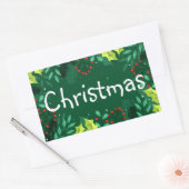 Kerst Opslag Sticker Labels (Envelop)