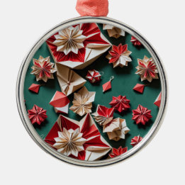 Kerst origami handwerk11- Keramisch Ornament