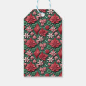 Kerst origami handwerk 12 -Gift Label Cadeaulabel (Achterkant)