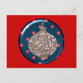 Kerst Ornament Ball Briefkaart