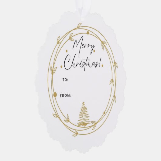 Kerst Ornament Cadeaubijsluiter (Rechts)