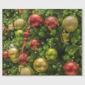 Kerst ornament Decor inpakpapier (Vlak)