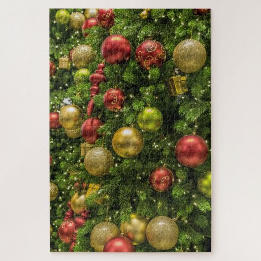 Kerst ornament decor puzzel legpuzzel (Verticaal)