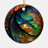 Kerst ornament gestileerde milieu scene (Voorkant)