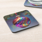 Kerst Ornament hard plastic onderzetters (Linkerzijde)