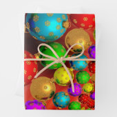 Kerst Ornament Jamboree Inpakpapier Vel (In situ)