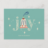 Kerst Ornament Joy Feestdagenkaart (Voorkant)