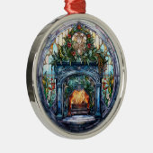 Kerst Ornament Kerstmis Open haard (Rechts)
