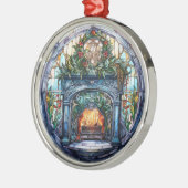 Kerst Ornament Kerstmis Open haard (Links)