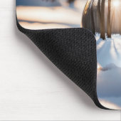 Kerst Ornament Lens Bal Muismat (Hoek)