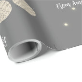 Kerst ornament patroon op maat cadeaupapier (Rol Hoek)