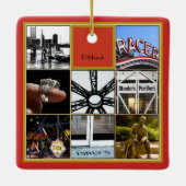 Kerst Ornament -Pittsburgh Collage- 2 zijdig (Achterkant)