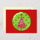 Kerst Ornament Tree Briefkaart (Voorkant / Achterkant)