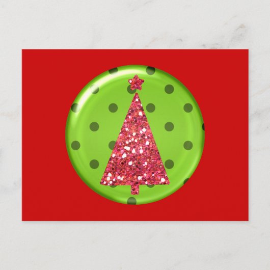 Kerst Ornament Tree Briefkaart (Voorkant)