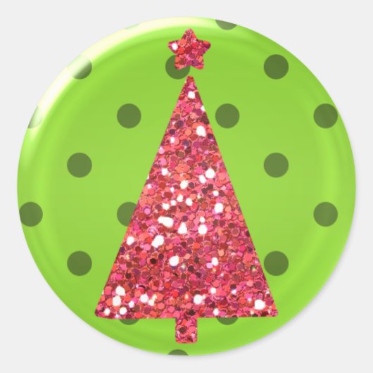 Kerst Ornament Tree Sticker (Voorkant)