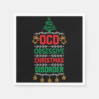 Kerst Ornamente Ontwerp - Ocd Obsessieve Kerst Servet
