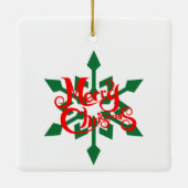 Kerst, ornamenten met sneeuwvlok 08 (Achterkant)