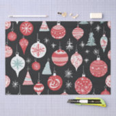 Kerst Ornamenten Zwart Tissuepapier (Craft)