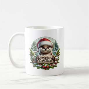 Kerst Otter Koffiemok