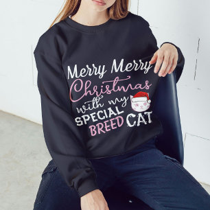 Kerst Outfit Merry Party Gepersonaliseerde Kat Hui Trui