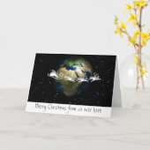 Kerst over de mijlen kaart (Gele Bloem)