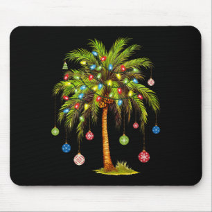 Kerst Palm Tree Light Hawaiian Tropical Xmas 1 Muismat