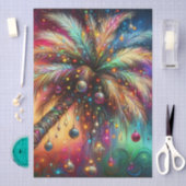 Kerst Palm Tree Tropical Beach Decoupage Tissuepapier (Craft)