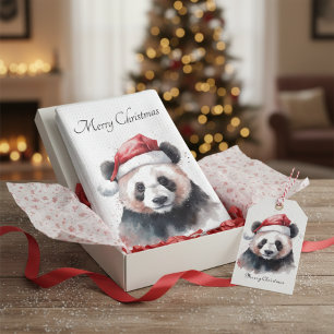 Kerst Panda, aanpasbaar Theedoek