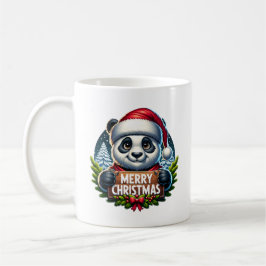 Kerst Panda Koffiemok
