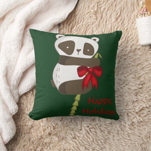 Kerst Panda Kussen (Deken)