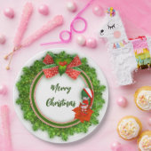 Kerst Papier Bord met Elf (Feest)