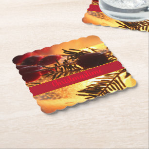 Kerst Papier Onderzetters