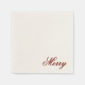 Kerst Papier Servetten (Voorkant)