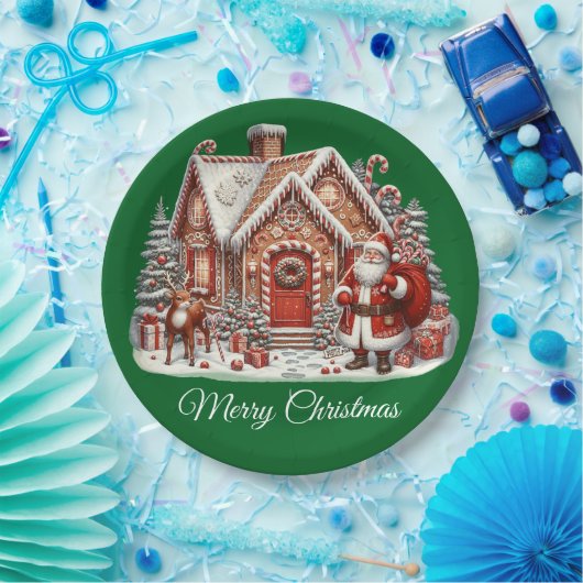 kerst papieren bordje (Feest)
