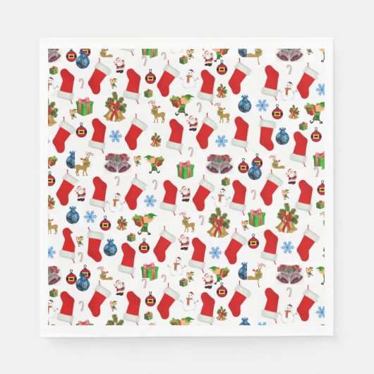 Kerst Papieren Servetten (Voorkant)