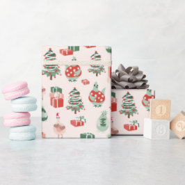 kerst party dude cadeaupapier