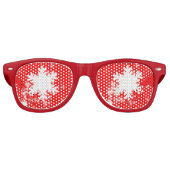 Kerst Party Shades Retro Zonnebril (Voorkant)