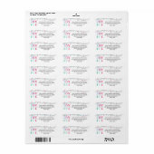 Kerst Pastel JOYFUL GROETINGS String Lights Etiket (Full Sheet)