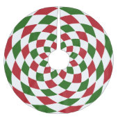 Kerst Patchwork Harlequin Patroon Kerstboom Rok (Voorkant)