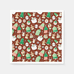 Kerst Patroon 7 - Papieren servetten