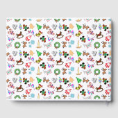 Kerst-patroon Guestbook Gastenboek (Achterkant)