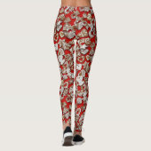 Kerst peperkoek koekjes Leggings (Achterkant)
