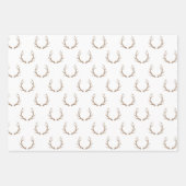 Kerst peperkoek rendier rode snoep Canes Inpakpapier Vel (Voorkant 2)