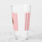 Kerst/pepermunt Glas (Links)