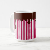 Kerst Pepermunt Heet Chocolade Mok (Voorkant links)