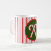 Kerst/Pepermunt mok (Voorkant links)