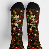 Kerst Personaliseer Naam Novelty Gift Sokken (Top)
